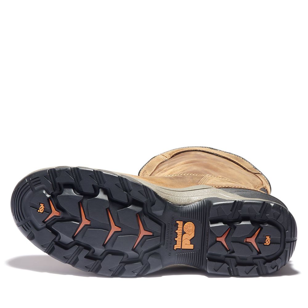 Botas de Trabajo Timberland Hombre Pro® Hypercharge Pull-On Marrones/Negras - Chile TVH-740132